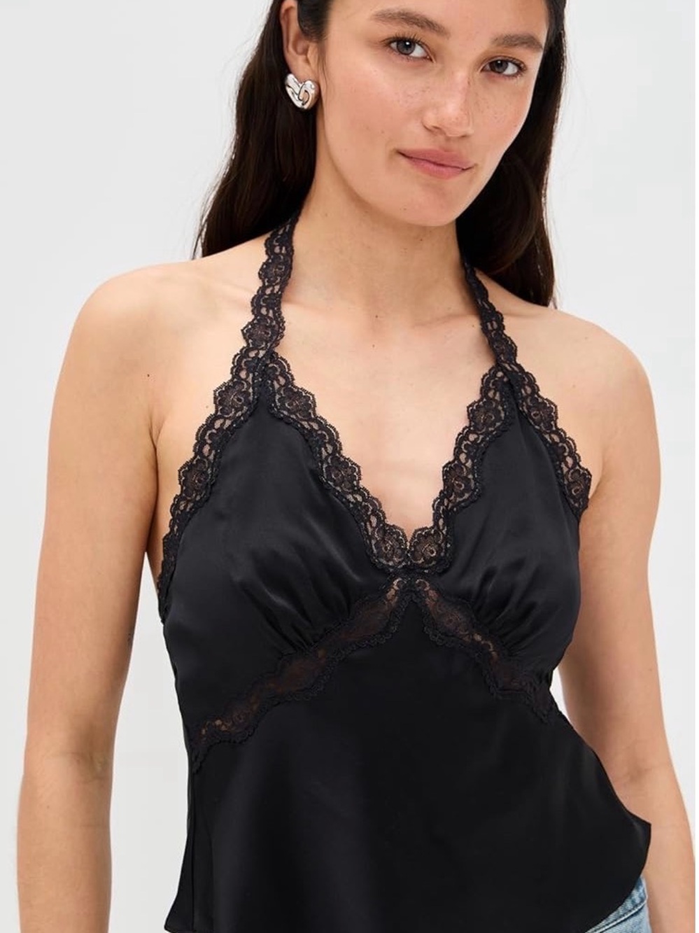 Reformation Monica Silk Top